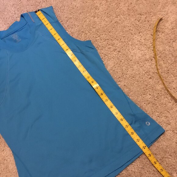 MEC Ocean Blue Sporty Muscle Shirt With Reflectors - Picture 15 of 15